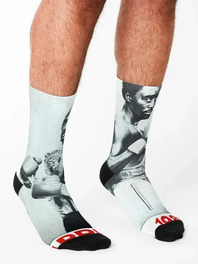 Boxing and Boxers: 1985 Mega Middleweight Fight Socks Toe sports heated winter loose Men Socks Women's