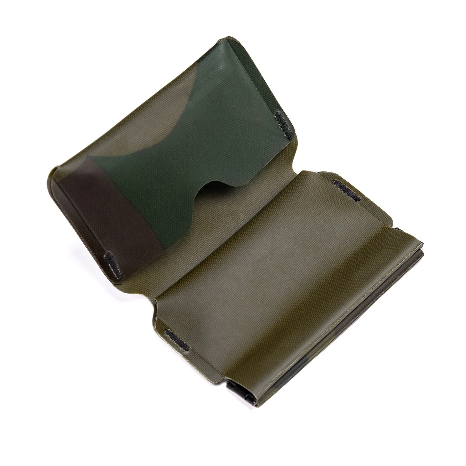 Schlanker Minimalistischer Kartenhalter mit RFID-Schutz aus Leder für Kreditkarten, Vordertasche – Detail 6