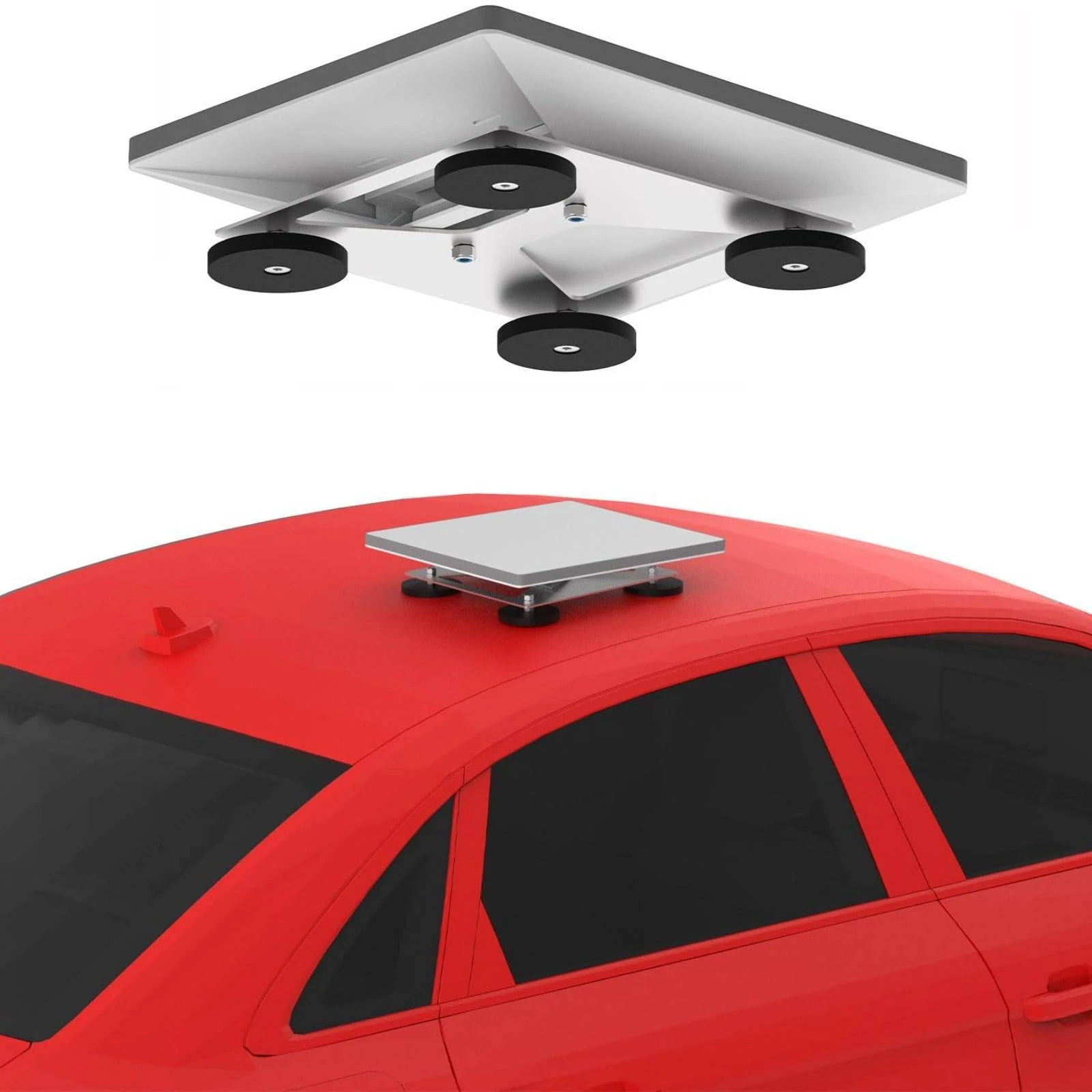 Attractive Mounting Bracket Compact Roof Mount with Attractive Base Heavy-Duty Powerful for Rv Owners, Truck, Boat