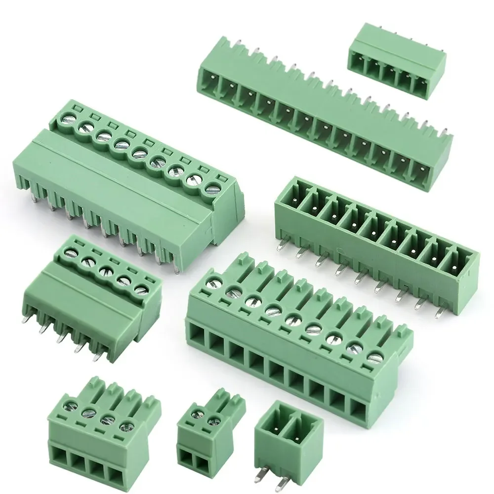 15EDG KF2EDG 2.54mm 3.5mm 3.81mm 5.08mm PCB Screw Terminal Block 2 3 4 5-16Pin Male Plug Female Socket Pin Header Wire Connector