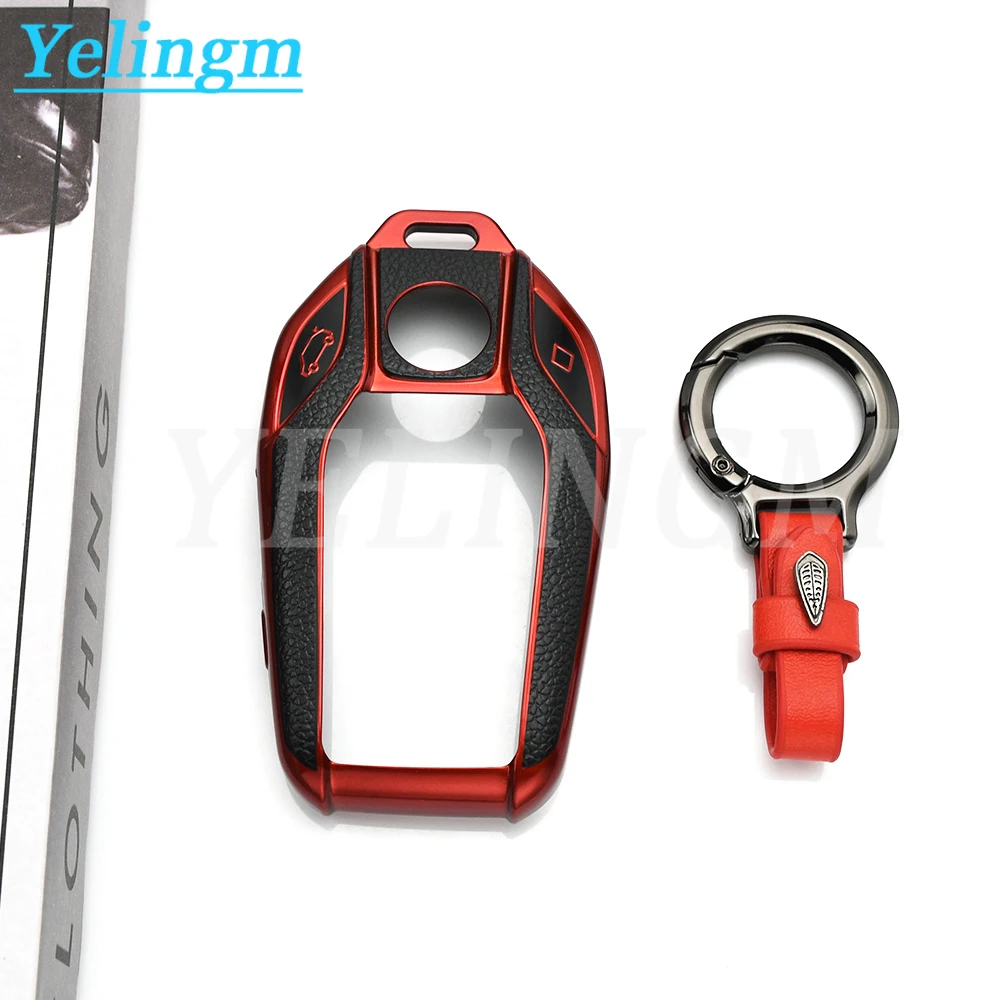 Schlüsseltasche Autoschlüsselhülle für BMW 1er 3er 5er 7er Serie X1 X3 X5 X6 X7 F30 G20 F34 F31 G30 G01 F15 G05 I3 M4 Serie Autozubehör