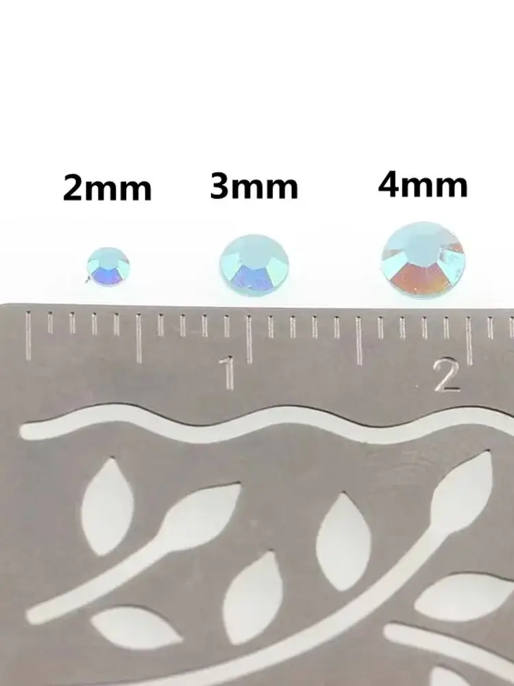 28 raster 3/4/5 mm gemengde kleur Jelly/hars boor strass set DIY kleding nagelboor telefoon boor bril boor hoed boor, etc - afbeelding 2