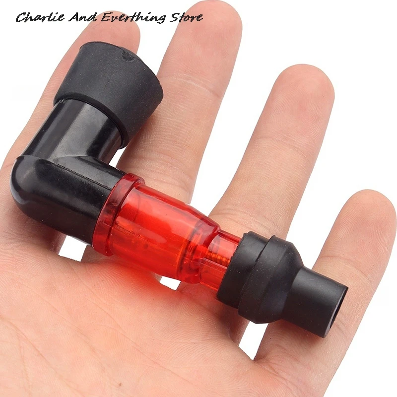 Universal Motorcycle Flash Spark Plug Cap Motorcycle Ignition Spark Plug Cap Elbow Flashing Spark Plug Cap For Motorbike