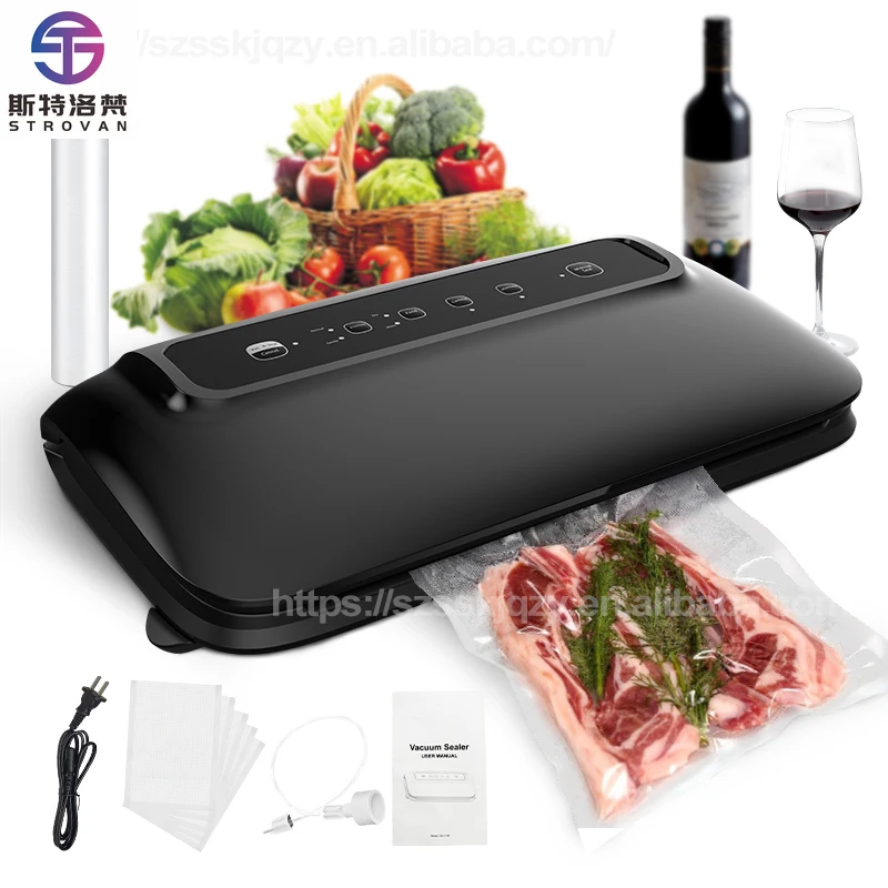 STLF جرة زجاجية فراغ السدادة التلقائي سوبر شفط المستمر فراغ السدادة آلة للحوم الخضروات الفاكهة المكسرات أي شيء