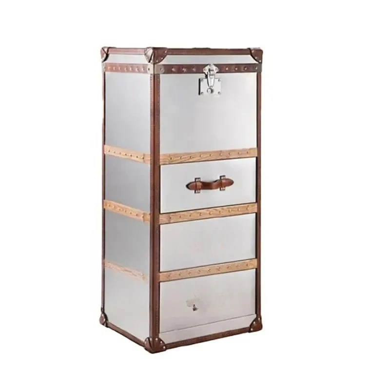 Industrial Metal Bar Cabinet for Living Room Home Decoration Hotel Bedroom Apartment