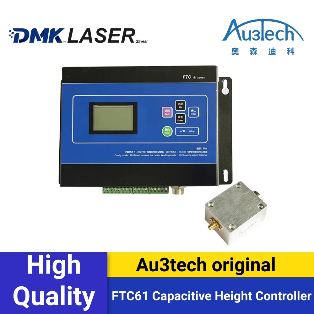 

Au3tech original FTC61 Capacitive Height Controller for CO2 Laser Cutting Head Auto Focus Hybrid Cutting Torch Height Controller