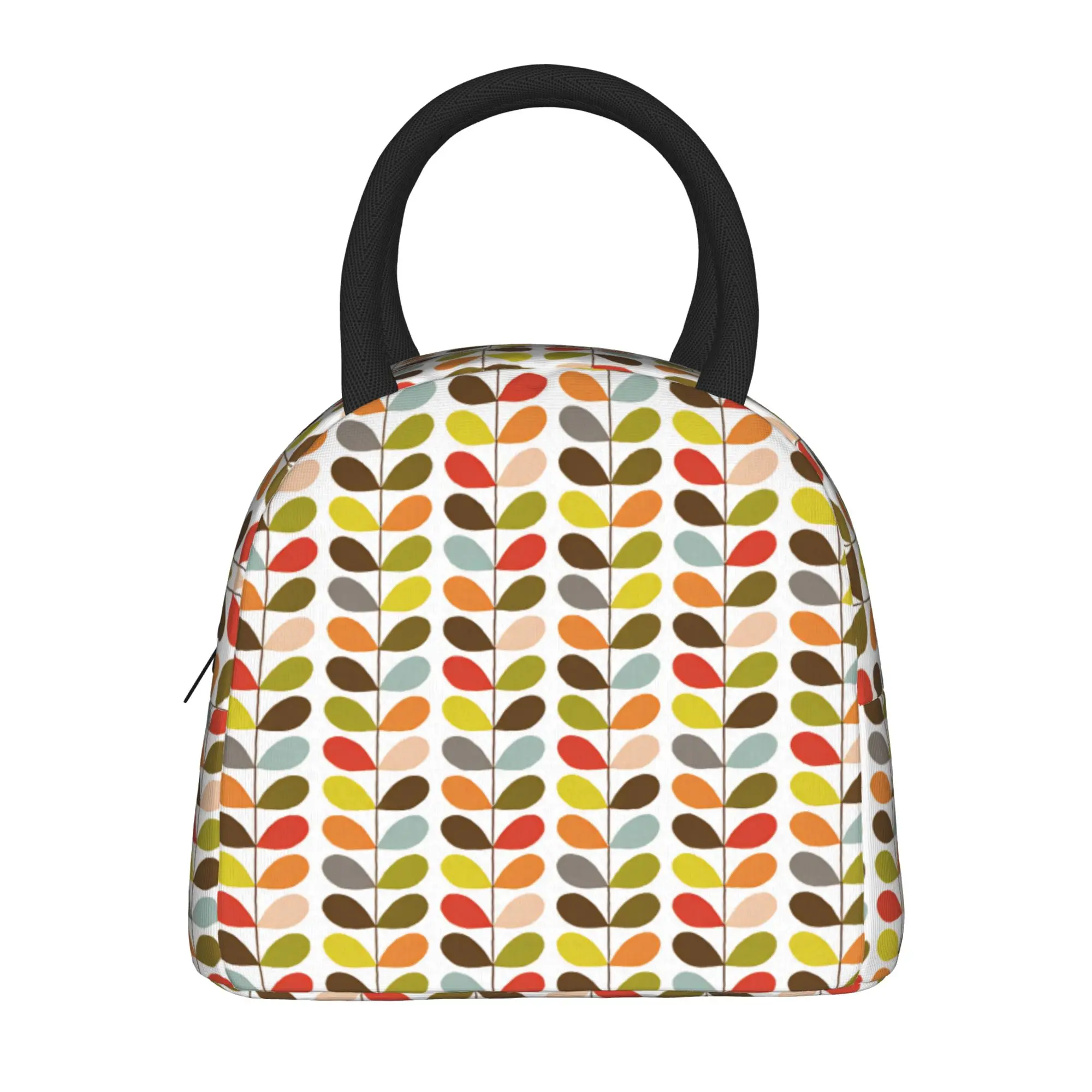 

Сумка для обеда Orla Kiely с цветочным узором для женщин, сумка для обеда с графическим дизайном, сумка-холодильник для пикника, удобная сумка-тоут из оксфордской ткани, сумки для еды