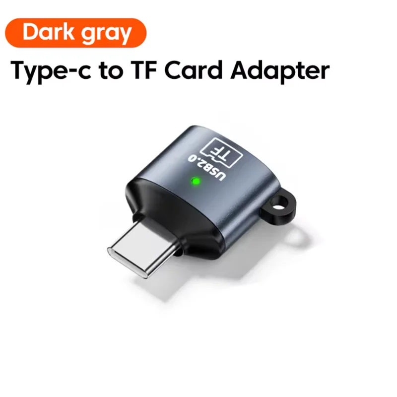 USB 2.0 / Type C TF Reader Smart Memory Card Reader Adapter for PC Laptop MacBook High Speed Transfer Mini TF Card Reader