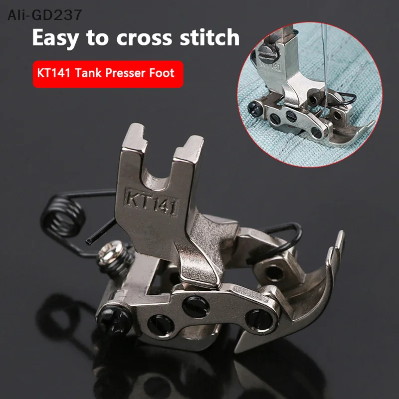 

GD237-1 Pc Adjustable KT141 Interactive Presser Feet For Flatbed Sewing MachinesFlatbed Industrial Sewing Machine Accessories