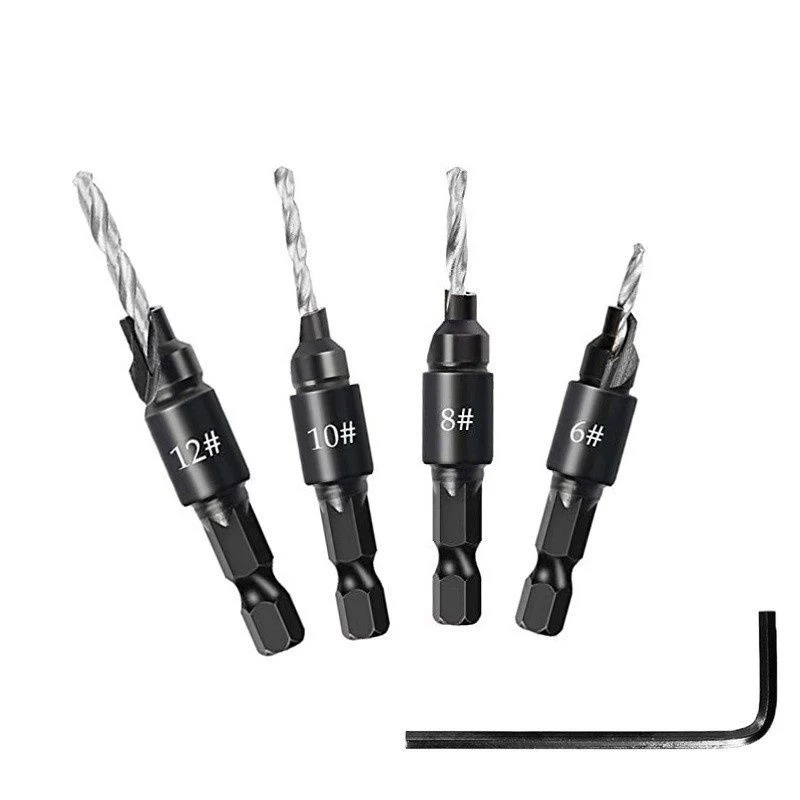 4Pcs Hex Shank Coun…