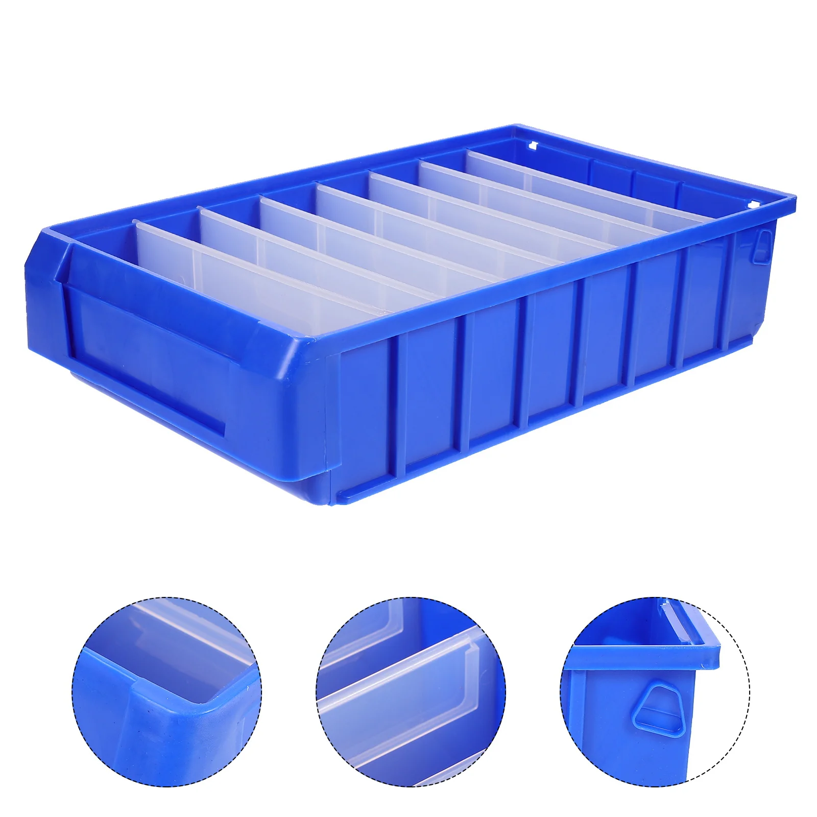 Boîte de rangement de pièces en plastique robuste, organisateur d'atelier, boîte à outils de composants, mallette à outils pour atelier, Garage, cuisine