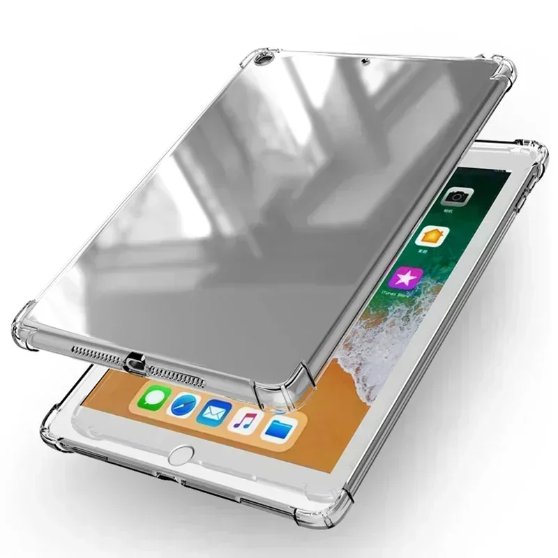 Étui souple pour tablette Apple iPad Mini Air 1, 2, 3, 4, 5, 6, 7, 8, 9, 10e génération Pro 11, 10.2 pouces, protection Airbag tout compris