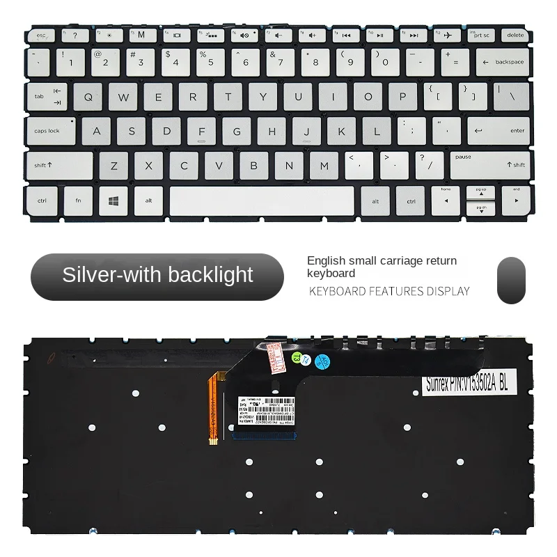 

Замените клавиатуру TPN-C120 TPN-C120 для HP ENVY13-D025TU d023 D056 051 046 024TU 13-D