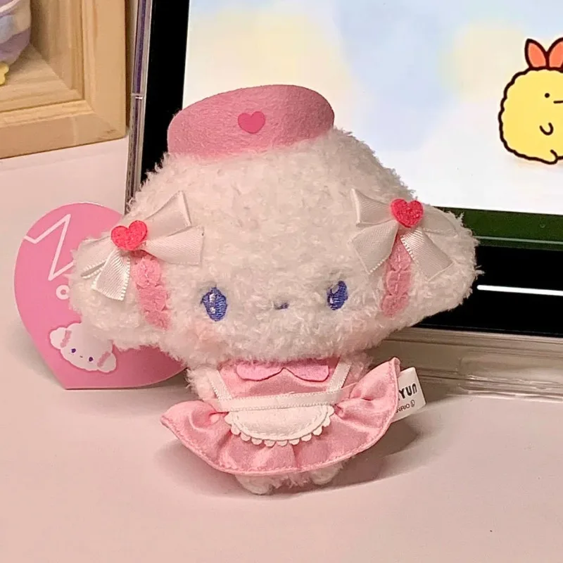kawaii سانريوس Cogimyun ألعاب من نسيج مخملي مرحبا كيتي المفاتيح لطيف القوس لينة محشوة ملحقات لعبة حقيبة قلادة أفخم قلادة فتاة هدية