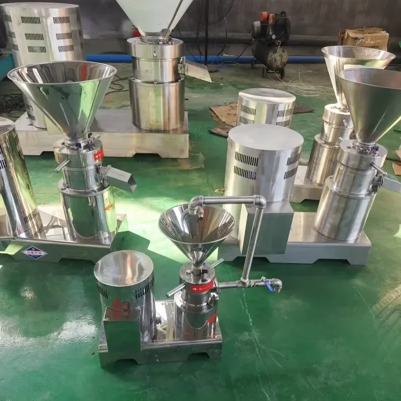 Industrial Automatic Stainless Steel Colloid Mill for Chili Sauce Grinding and Nut Processing Equipment High Efficiency Food