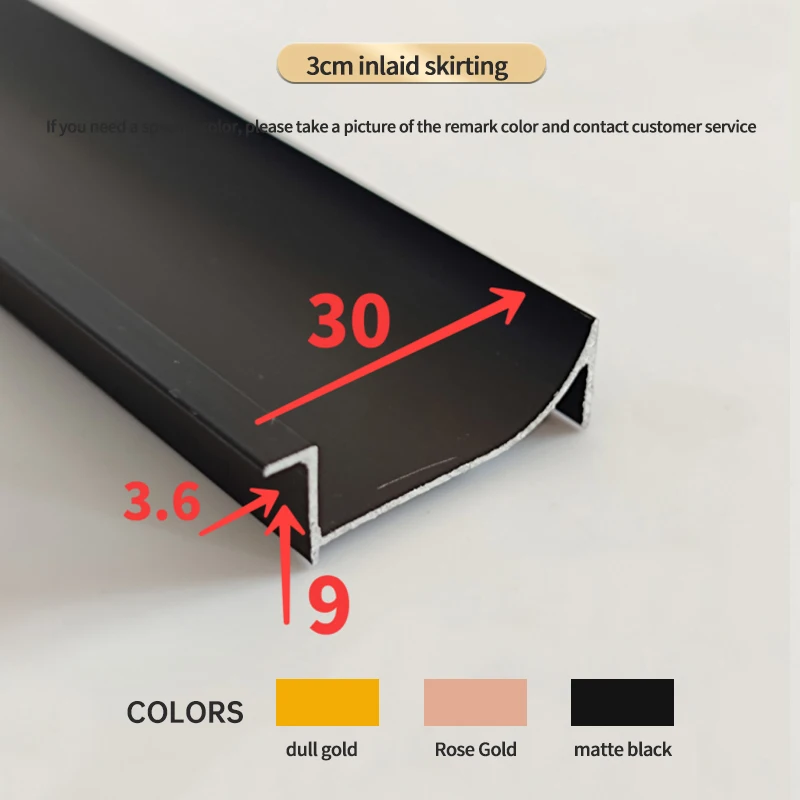 9MM inner/outer corner line aluminum profile. Wall sealing strip, window sill sealing line, door frame line T-shaped