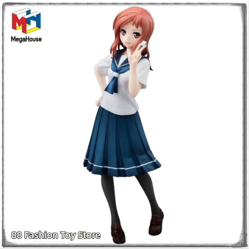 

In Stock Original MegaHouse World Uniform Combat Genius Mahjong Girl Nationwide Chapter Takei Hisa 1/10 Ornament Model