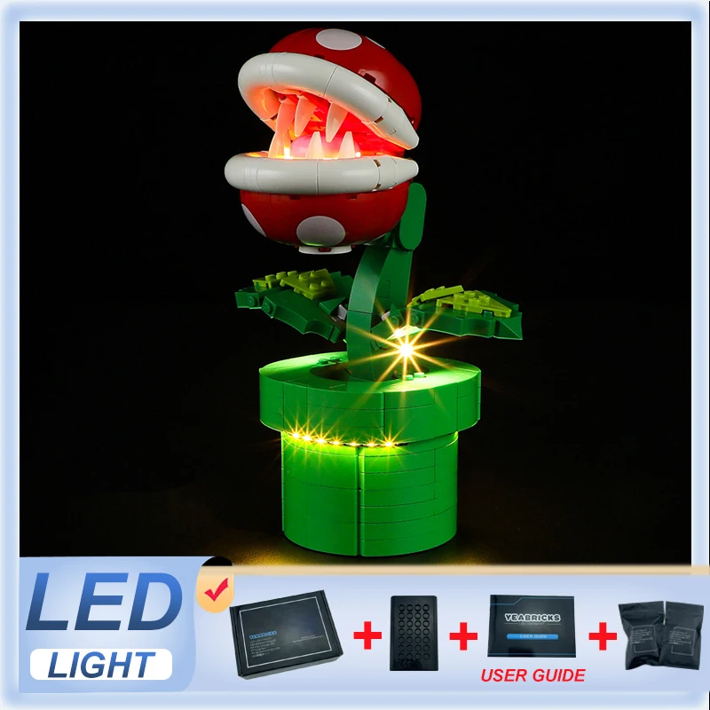 

DIY LED Light Kit For LEGO 71426 Piranha Plant (Only LED Light,Without Blocks Model)