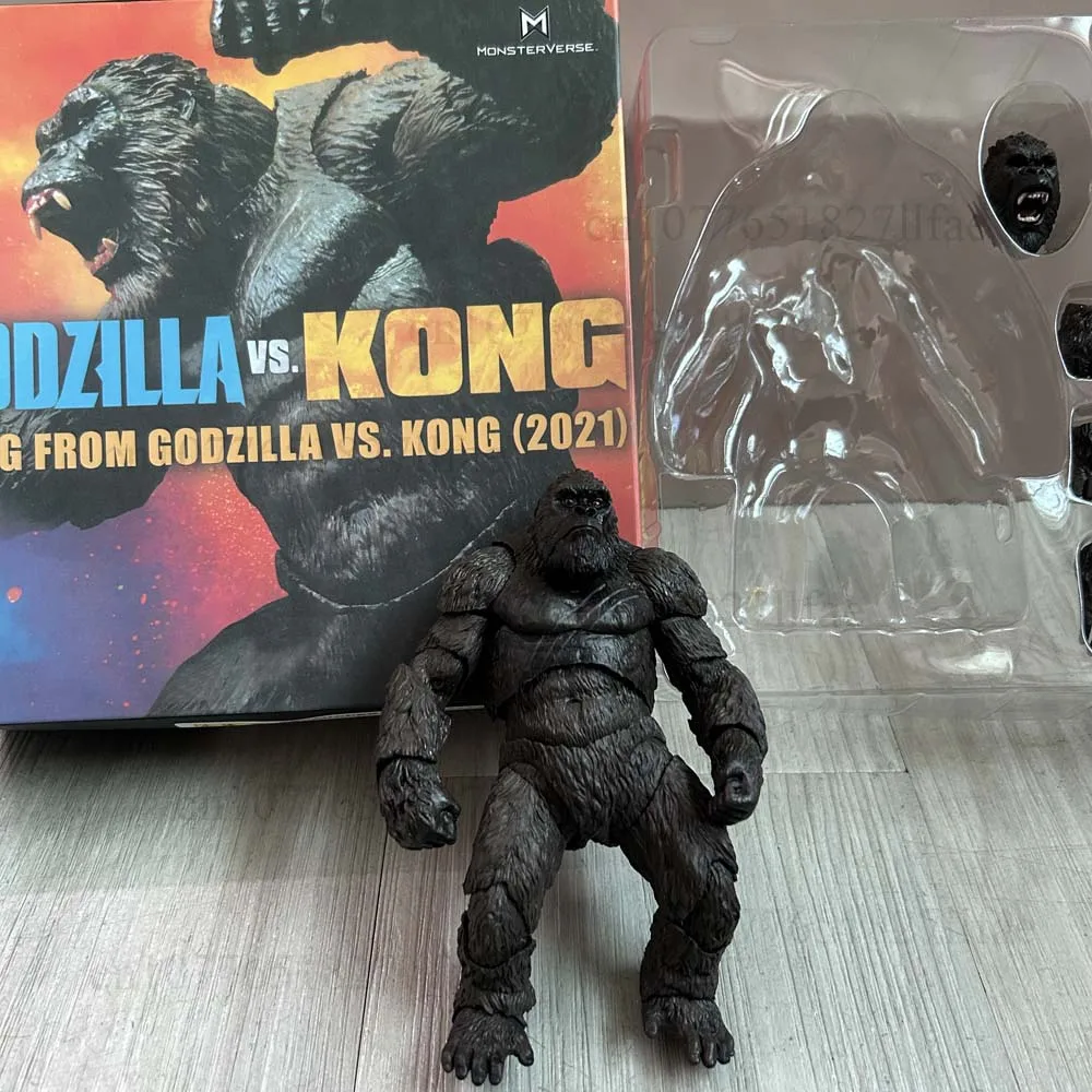 2021 King Kong VS Godzilla Action Figure Model Toys Joint Movable Doll Collection Present For Friends Room Ornament