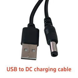 10Pcs USB Male to 5.5 MM X 2.1MM 5.5*2.5 DC Barrel Jack Power Cable AC Plug Transfer Connector Charger Interface Converter