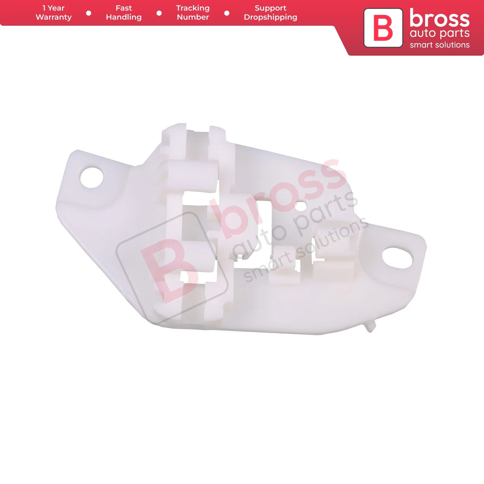 Bross Auto Parts BWR209 Clip regulador de ventana de energía eléctrica, puerta delantera izquierda para Hyundai Accent MK2 2000-2006 Hecho en Turquía