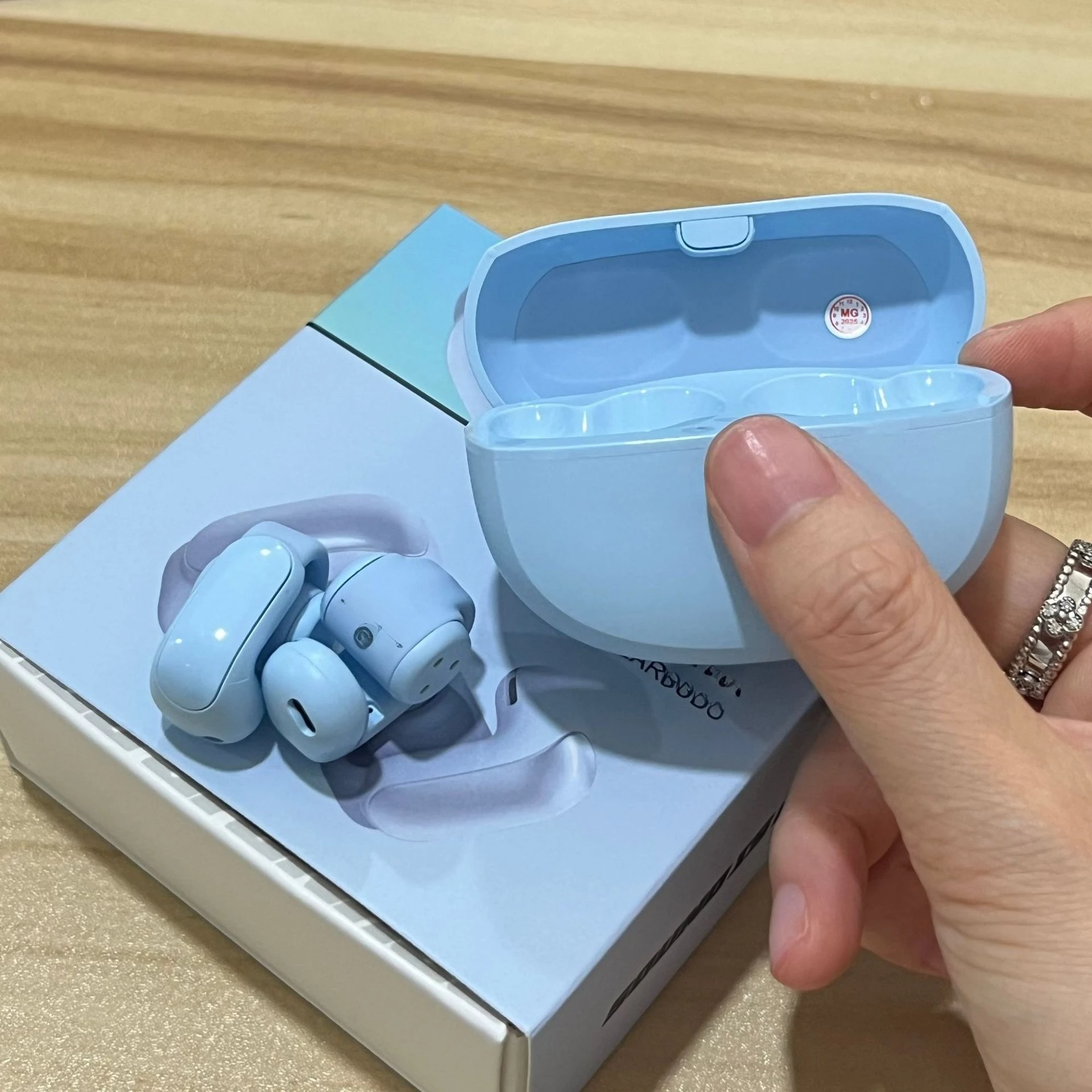 Novo forultra clipe de orelha aberto fones de ouvido bluetooth formv12 espaço áudio esportes não no ouvido com cancelamento de ruído fone de ouvido