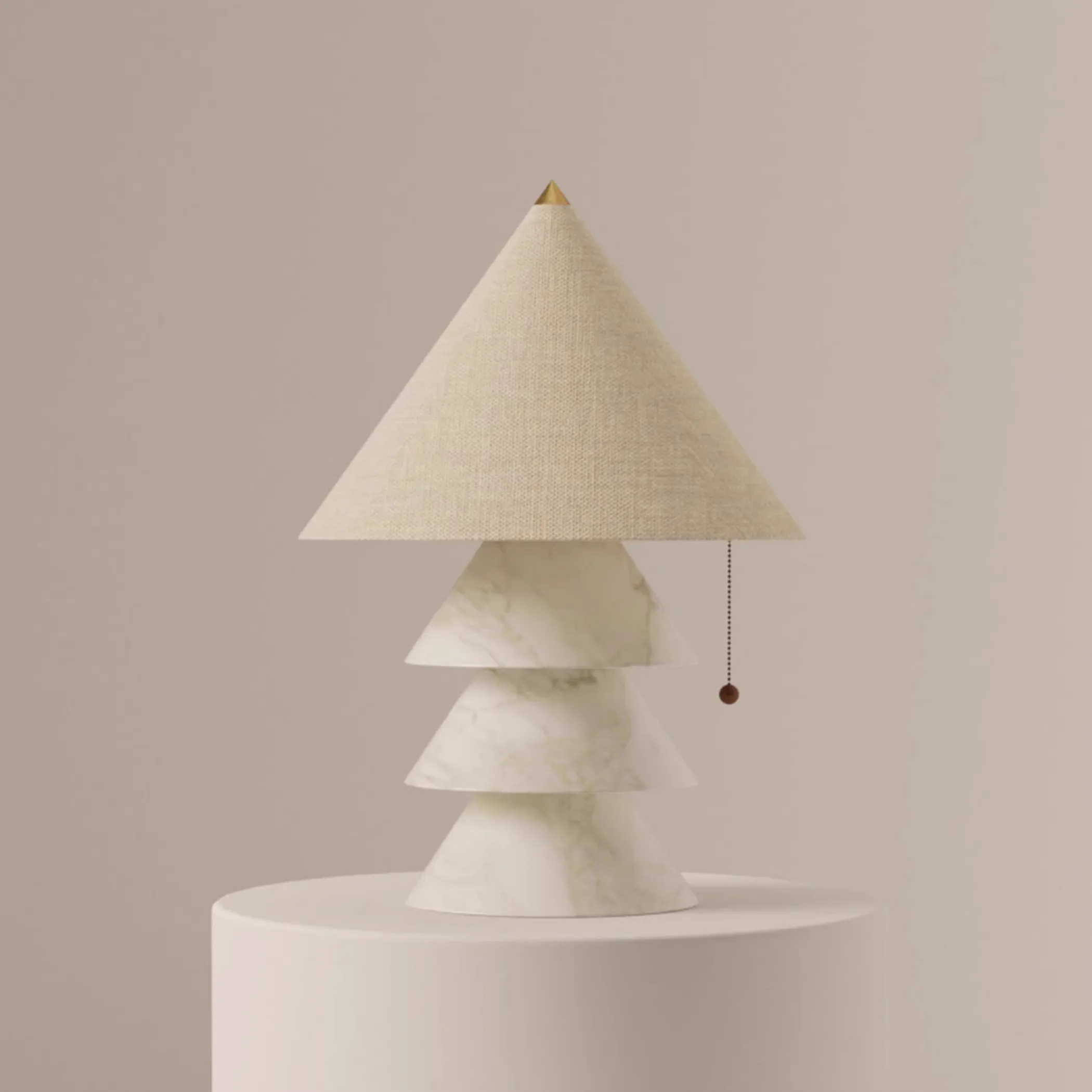 

Y Natural marble jade table lamp Nordic ins high-end luxury villa model living room bedroom bedside ambient light