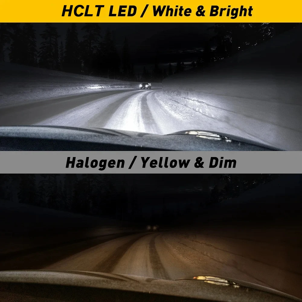 H4 H7 H11 LED Headlight  H9 H8 9005 HB3 9006 HB4 Canbus 30000LM Plug&Play High Low Beam Motorcycle Bulb 6500K Car Lamp 12V 24V