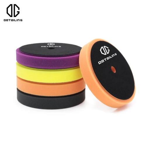 Imagen 1 del producto Almohadillas de espuma para pulir autos, 80mm, 130mm, 155mm, esponja para pulir y encerado, para detalles de pulidor RO