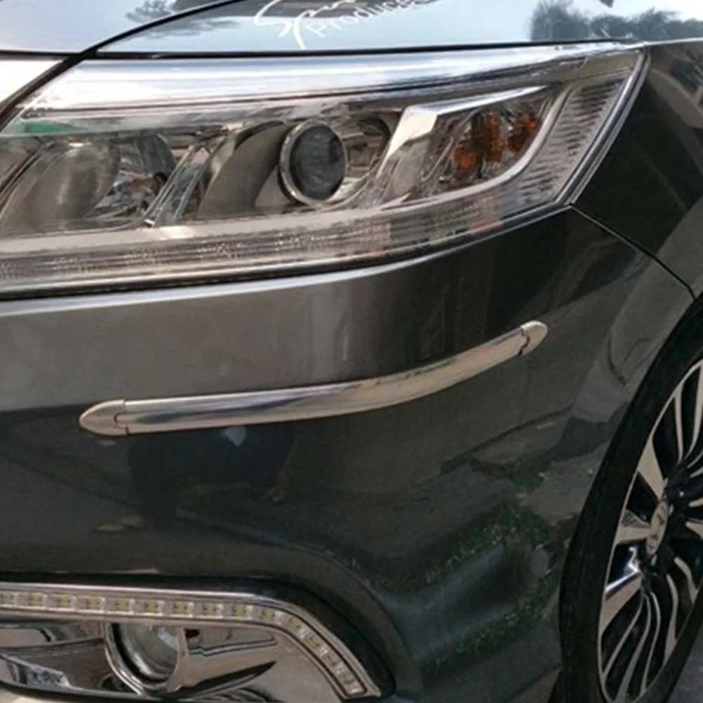 

4Pcs Bumper Protector for Car Front Rear Excellent Toughness Anti-Scratch Bumper Guards Sturdy Adhesive Protection Strip