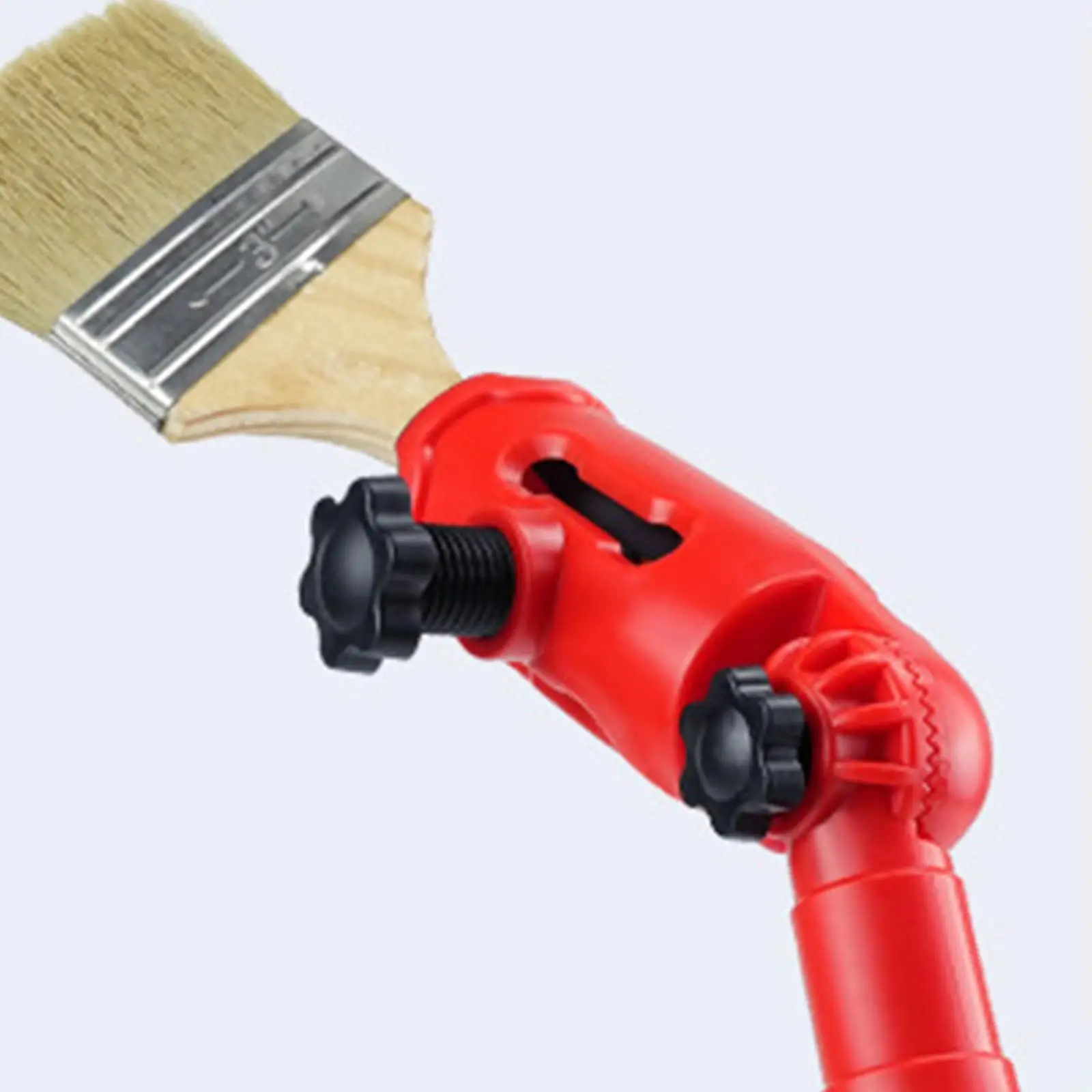 Multi Angle Paint Brush Extender Paint Roller Holder Red Universal Fence Kitchen Supplies Extender Extension Rod Attachments