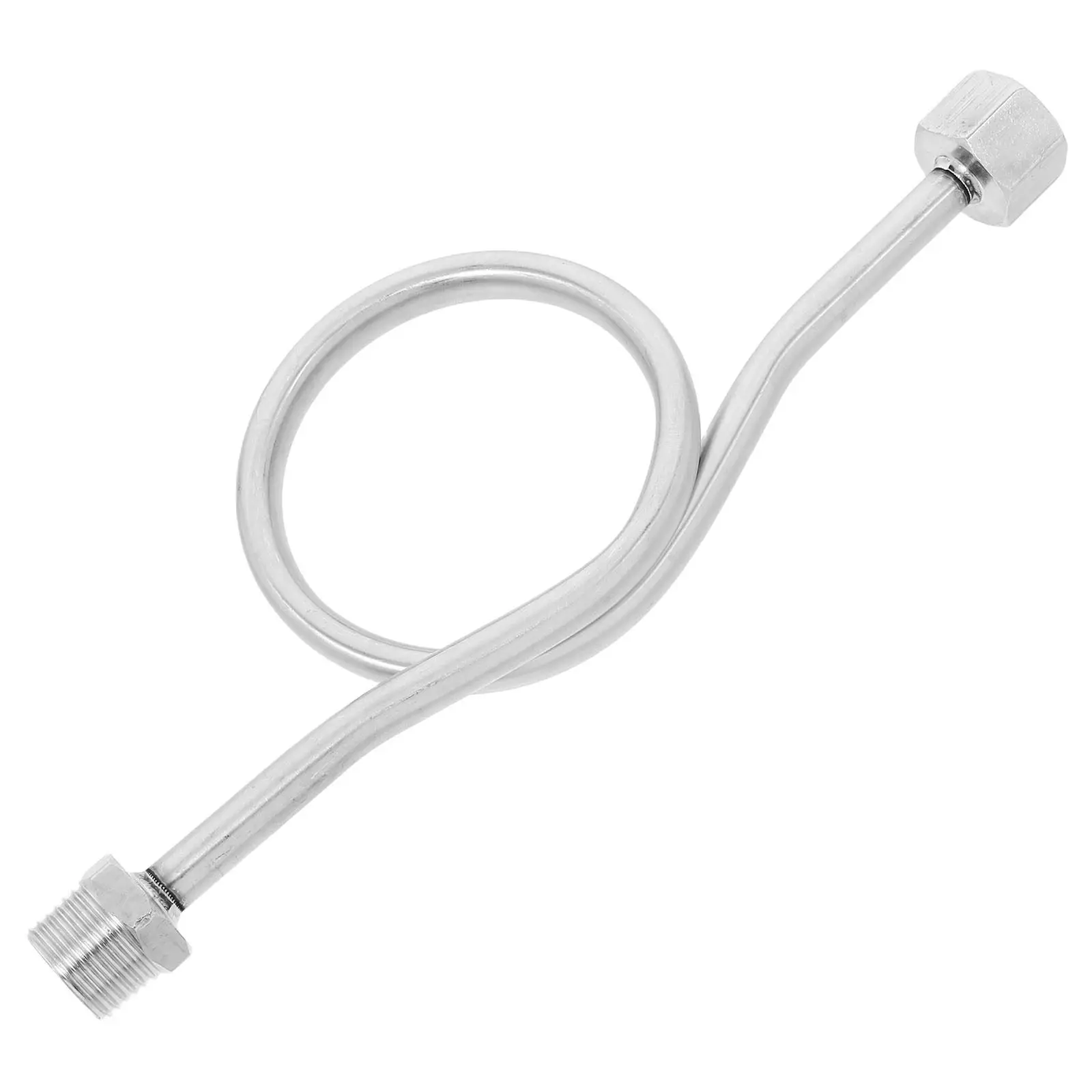 Stainless Steel Pressure Gauge Buffer Pipe Replacement Robust Bend Tubing Sturdy Pipe Install Accessory for Gauge Accuracy
