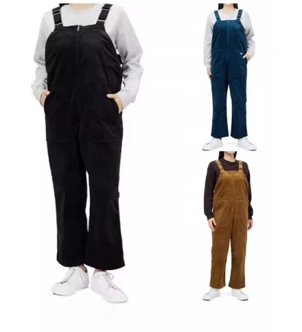 

Casual Zipper Pocket Strap Jumpsuit for Women Personalized Street Trendsetters New Fashion Women's Sleeveless Straight Jumpsuits