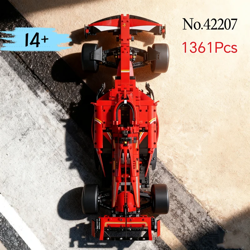 

1361Pcs New Arrival 42207 Racing Car Building Blocks Mechanical Group Bricks Assembly Model Toy Adults Gift Collection Decor