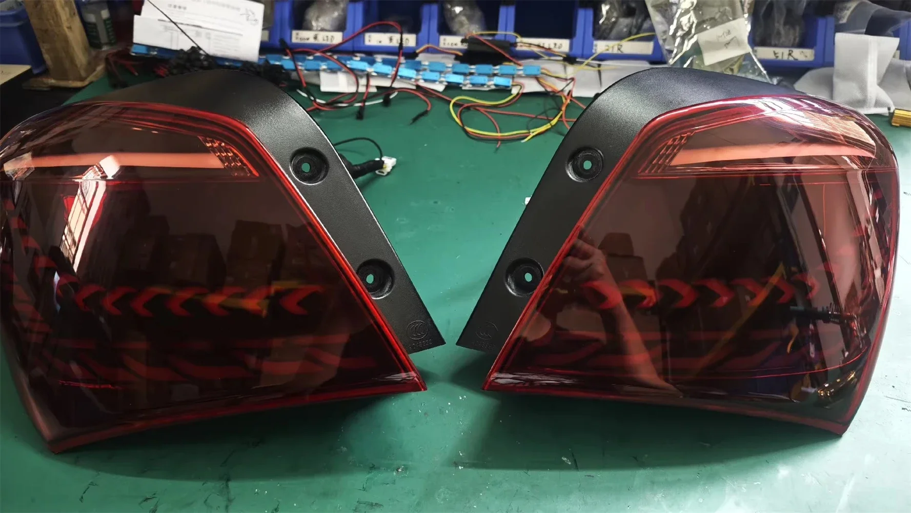 Car led modified Tail Light assembly for 14-17 Hyundai mistra Brake Driving Reversing rear Lamp Turn Signal 4pcs
