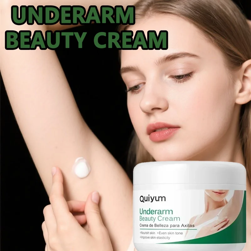 Crema blanqueadora para piel oscura, blanqueamiento de axilas, aclaramiento y zona íntima, crema hidratante para mujer, nutre la piel iluminadora