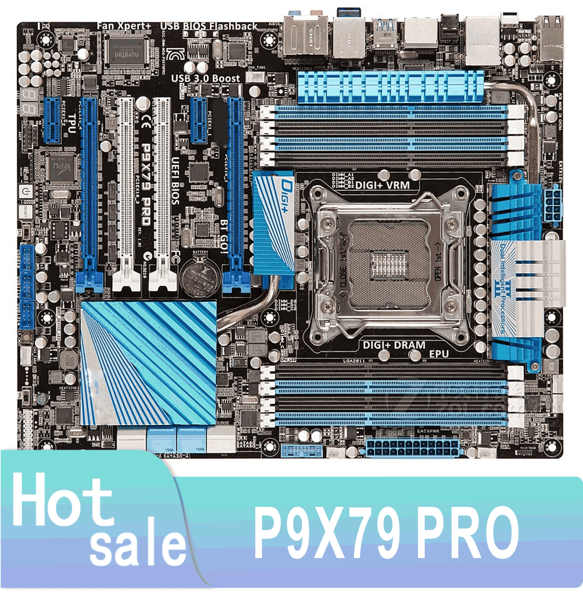 P9X79 PRO Original Used X79 X79M 2011 Socket LGA 2011  i7 LGA2011 DDR3