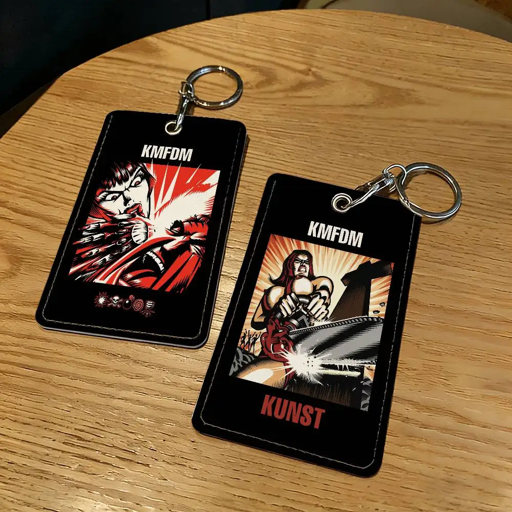 

Band K-Kmfdm-S Card Holder Keychain Key Ring Door Lock Access Protective Case For Security Gift