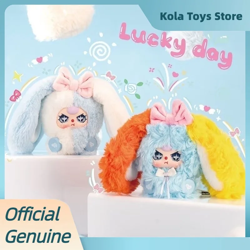 

Подлинная детская три Алисы, кролик, городская серия, слепая коробка, милые виниловые плюшевые куклы-подвески, загадочная коробка, орнамент, игрушки, подарок на день рождения