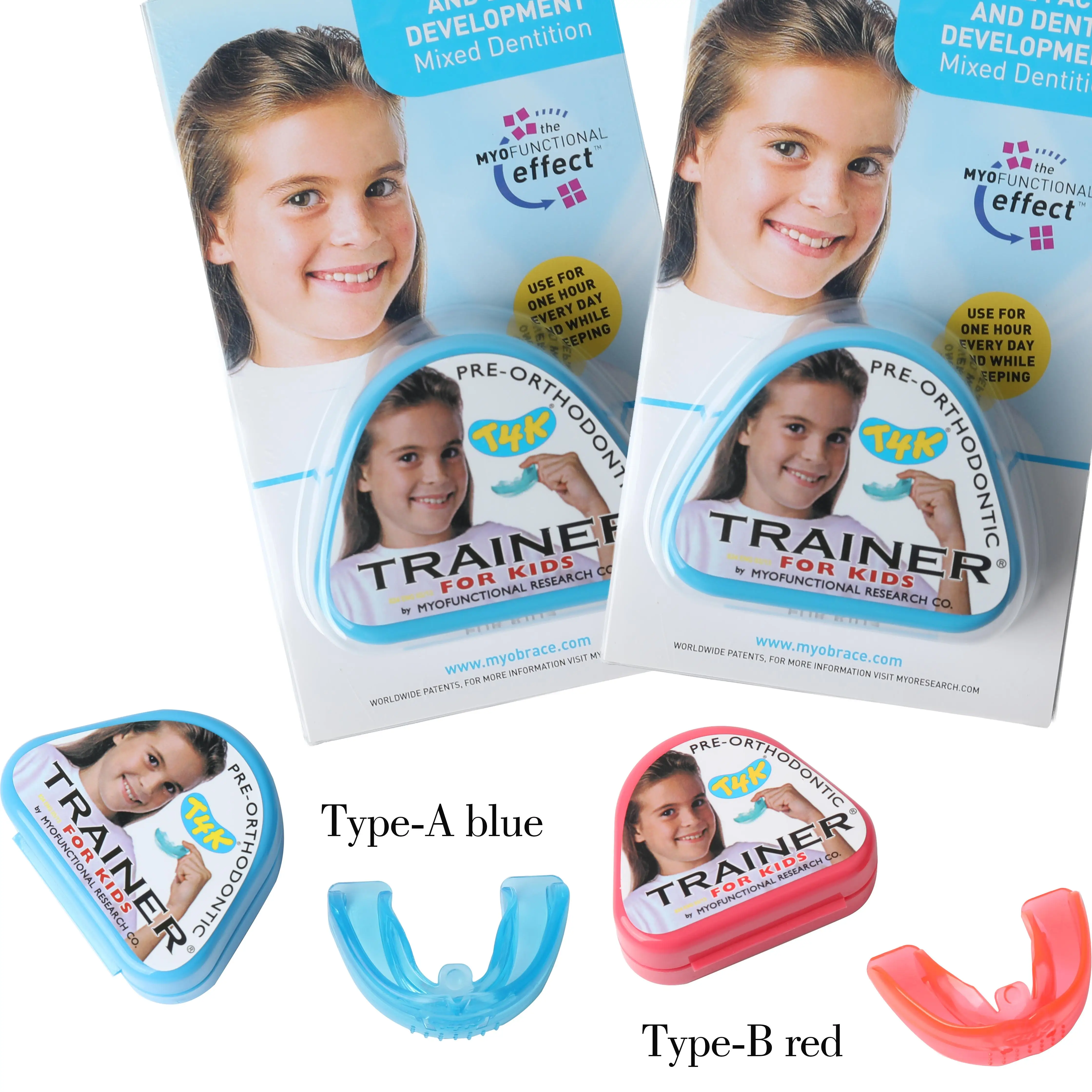 Dental Orthodontic Braces Children Teeth Trainer Orthodontic Appliance Alignment Trainer Kids Teeth Retainer Mouth Guard T4K MRC