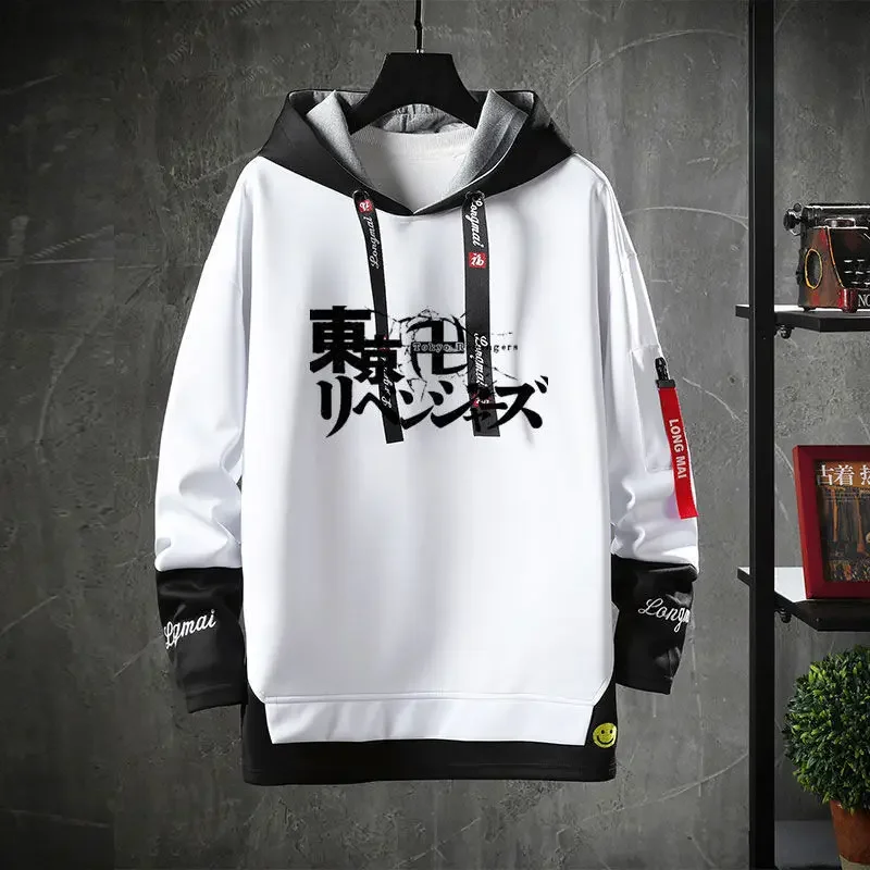 Tokyo Avengers Sweater Shirt Mikey Manjiro Sano Coat Rebirth Headless Angel Printed Clothes