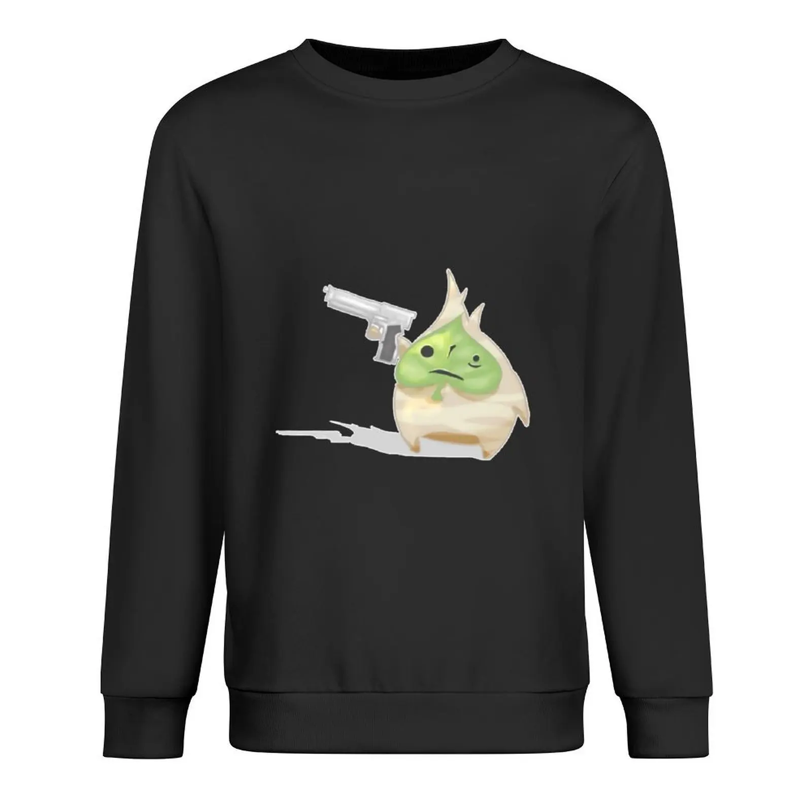 

Korok Gun Pullover men's clothes korean clothes aesthetic clothing graphic t shirts men autumn sweatshirt