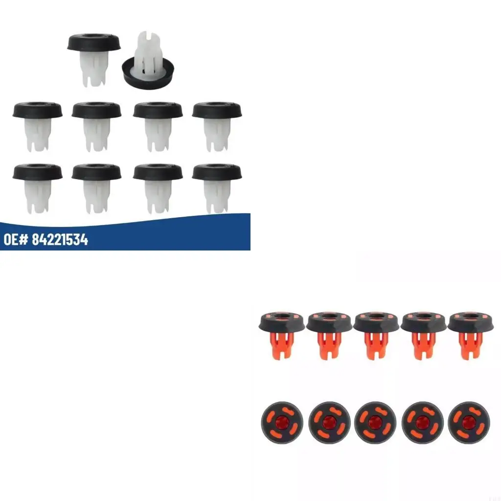 F1CF Automotive Tail Lamp Fastener Clips Plastic Construction Shock Absorption 84221533 84221534 Tail Lamp Grommet
