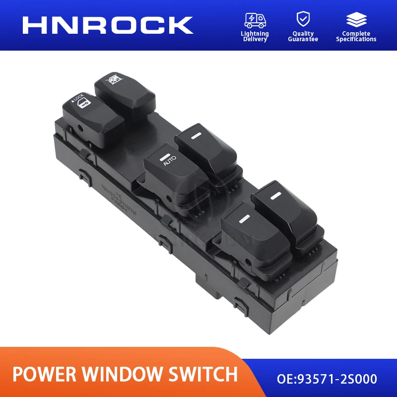 NEW HNROCK 93571-2S000 Glass Window Regulator Suitable for Hyundai Tucson Electric Window Master Switch Car Accessories