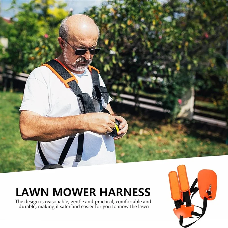 Universal Rimmer Schultergurt Gras Trimmer Geschirr Gurt, Komfort Gurt Doppel Schulter Garten, Rasenmäher Nylon Gürtel Teile