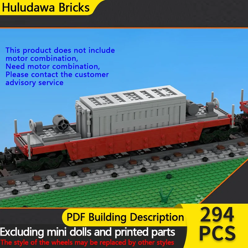 

City Car Model MOC Building Bricks T104 Intermodal Container Car Modular Technology Children Holiday Gifts Assemble Toys Suit