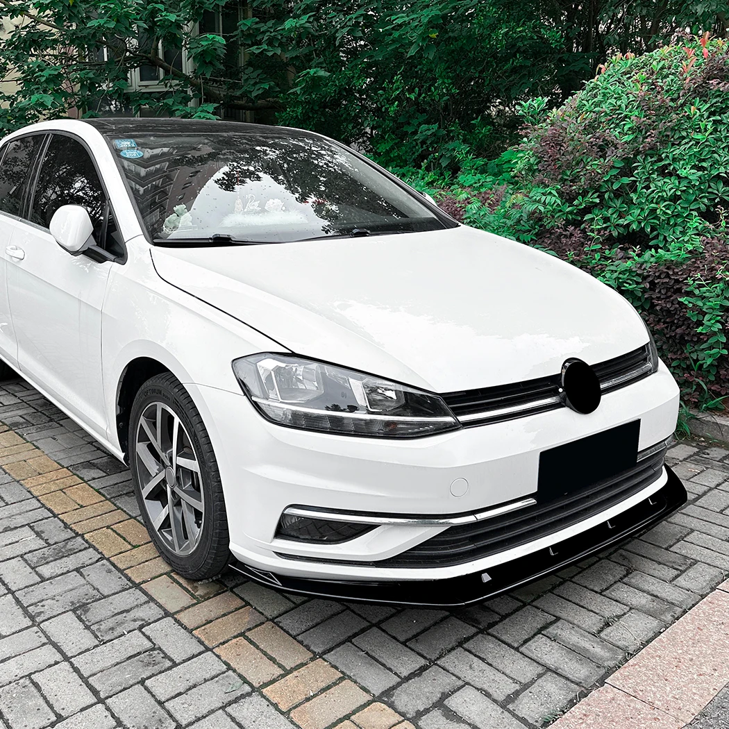 

Front Bumper Lip Exterior Body Kit Splitter Tuning Accessorie Spoiler for Volkswagen Golf 7.5 Standard Edition 2017 2018 2019