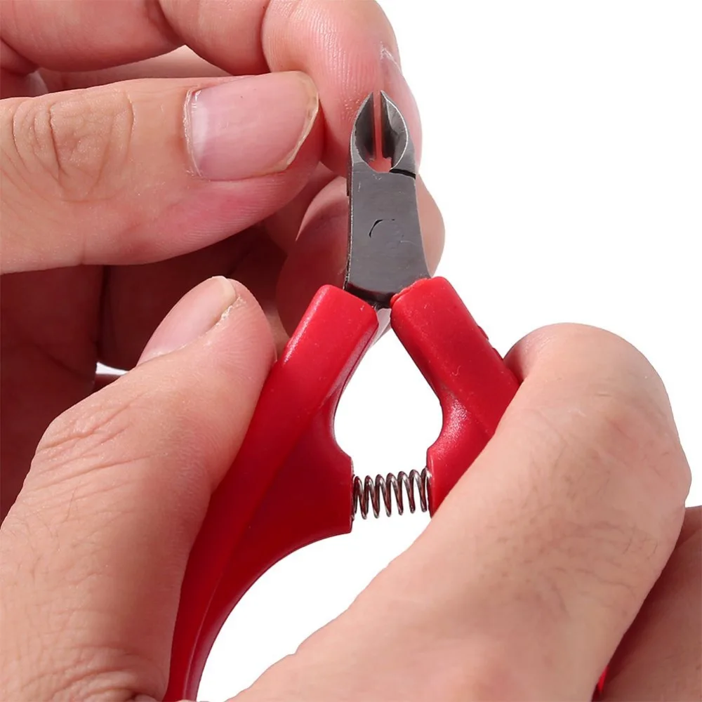 Stainless Steel Stainless Steel Nail Clipper Sharp Cutter Precision Cutter Dead Skin Cutter Nipper Plastic Handle