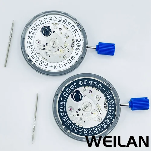 Imagen 2 del producto NH35 NH36 24 joyería movimiento mecánico automático de alta precisión día blanco fecha corona de las 3 en punto corona de las 3,8