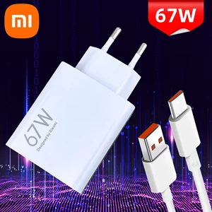 Xiaomi Turbo Charger with Type C cable, original charger, gan eu adapter, 6a USB, Poco X5, F5 Pro, Mi 13 Lite, Mix Fold 3, 2, 6A, 67W 8 Main Sales Charger 67W - №6
